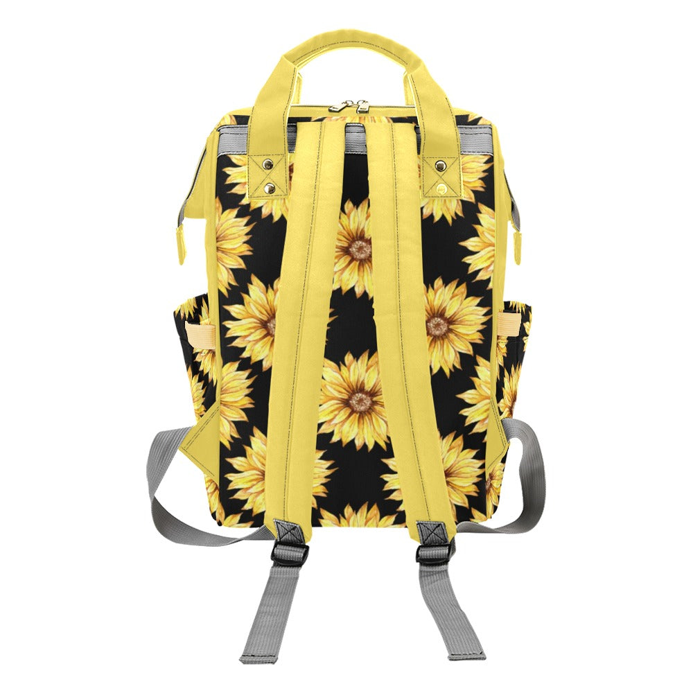 Sunflowers Multi-Function Backpack