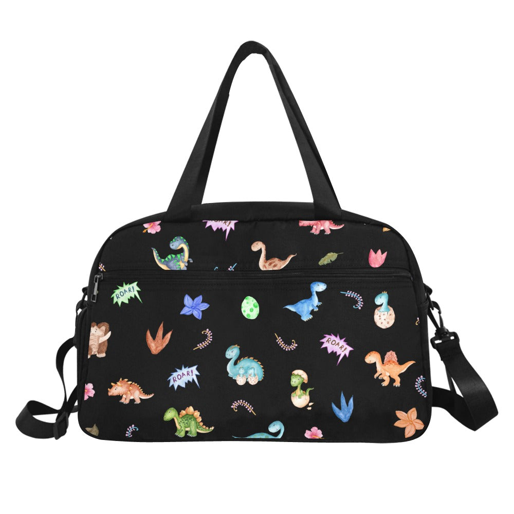 Watercolour Dinos Weekender Bag – Offbeat Sweetie