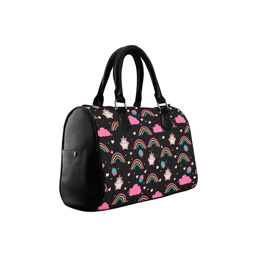 Cutesy Unicorns Boston Handbag