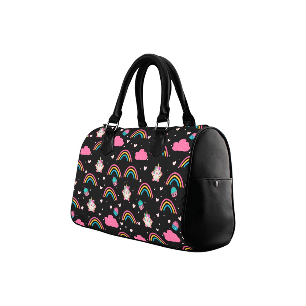 Cutesy Unicorns Boston Handbag