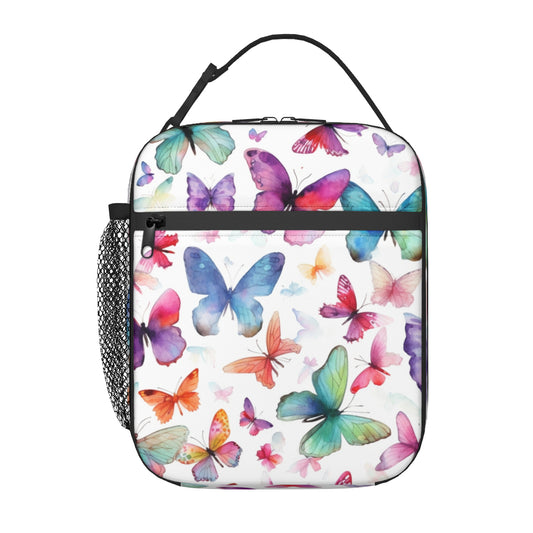 Watercolour Butterflies Insulated Lunch Bag
