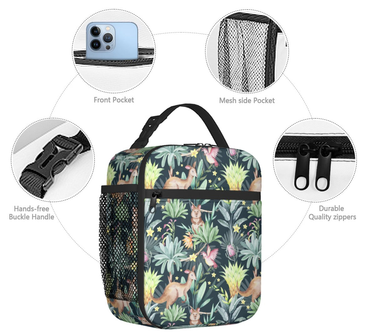 Quokka And Friends Insulated Lunch Bag
