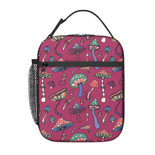 Funky Mushrooms Insulated Lunch Bag
