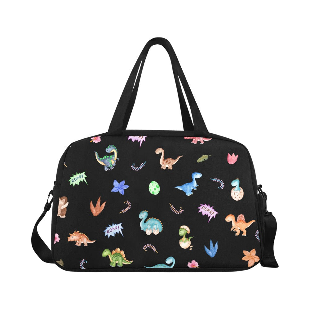 Watercolour Dinos Weekender Bag – Offbeat Sweetie