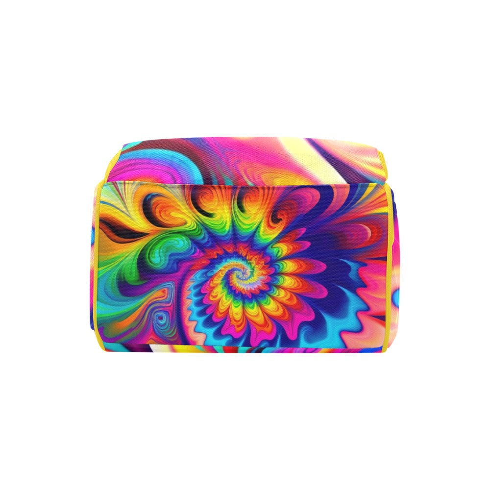 Psychedelic Tie Dye Multi-Function Backpack