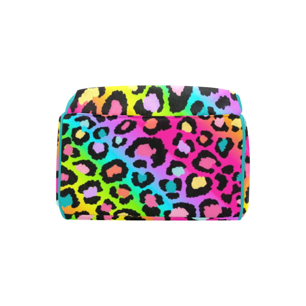 Rainbow Leopard Multi-Function Backpack